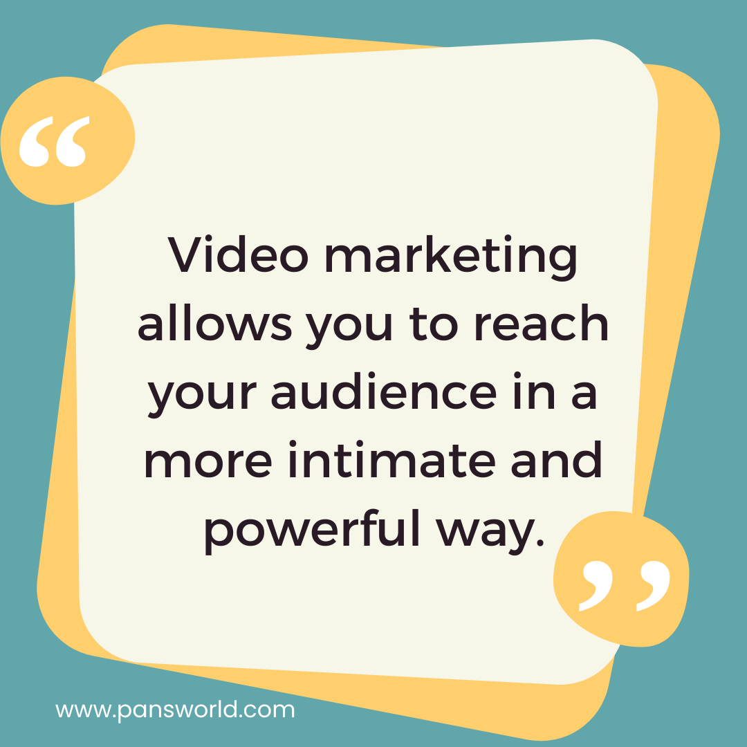 Video marketing allows you to reach your audience in a more intimate and powerful way. Video marketing allows you to reach your audience in a more intimate and powerful way.