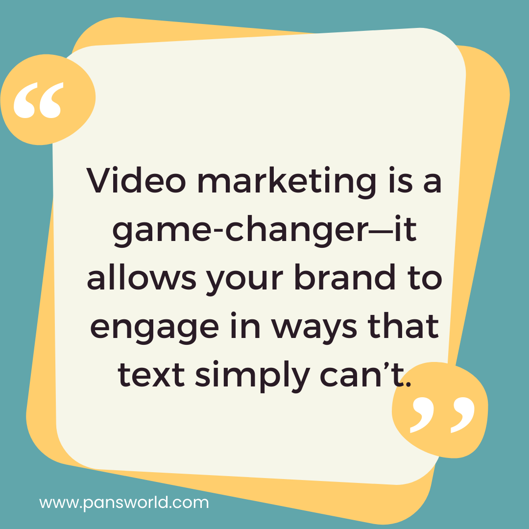 Video marketing is a game-changer—it allows your brand to engage in ways that text simply can’t. Video marketing is a game-changer—it allows your brand to engage in ways that text simply can’t.